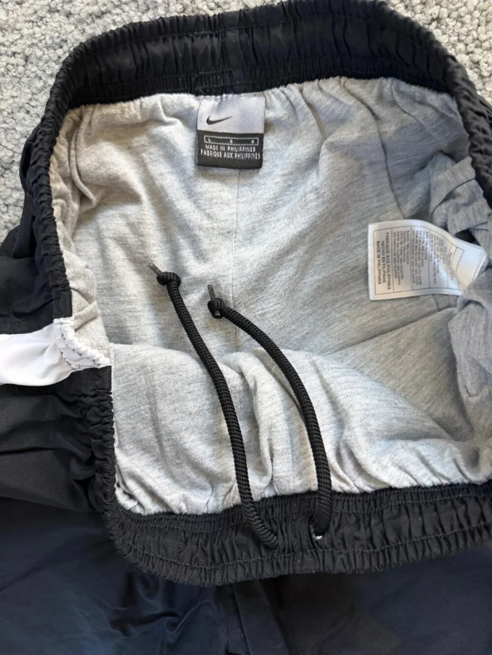 Vintage Y2K Nike Silver Tag Nylon Cargo Track Pants L - LIKE NEW Condition!